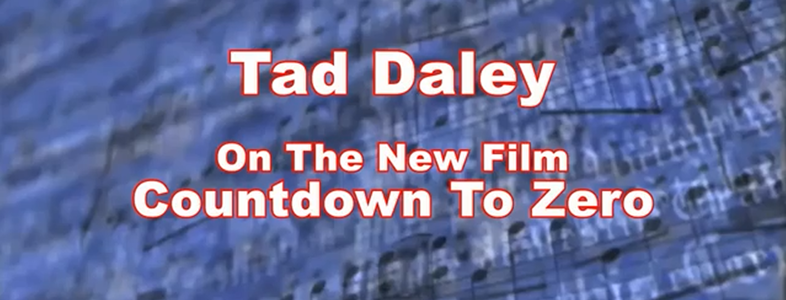 Tad Daley speaking on the film Countdown to Zero.
